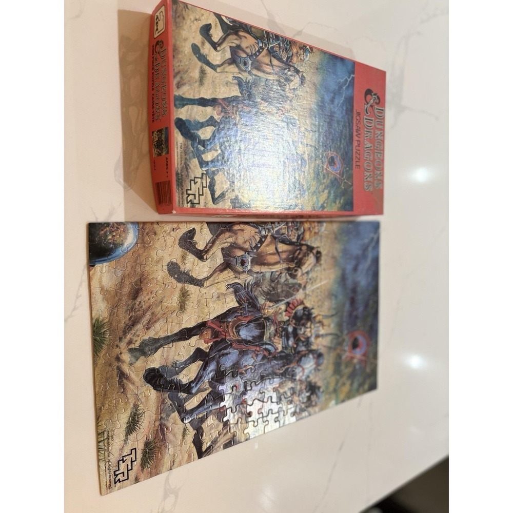 1983 TSR Dungeons & Dragons 200pc puzzle complete